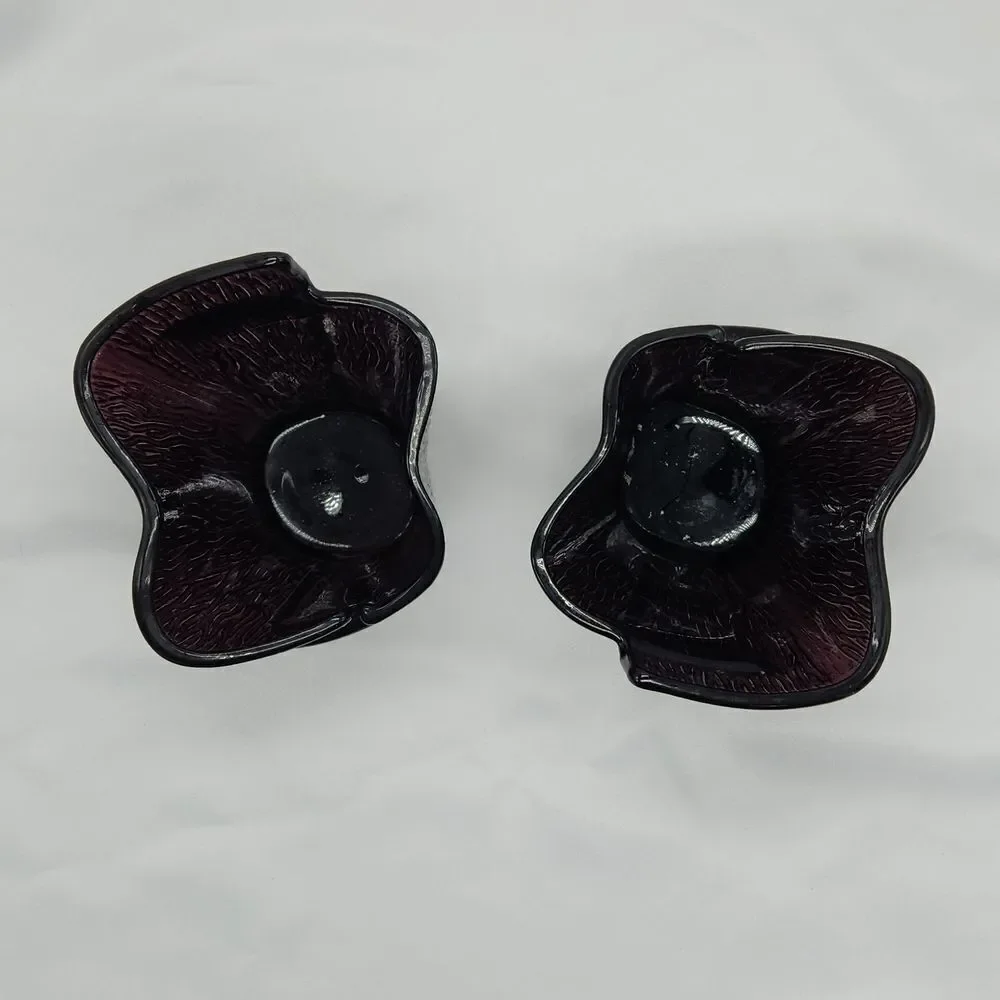 🩵PartyLite Brown Sabor Isleno Candle Holder Set of 2 - Picture 6 of 8
